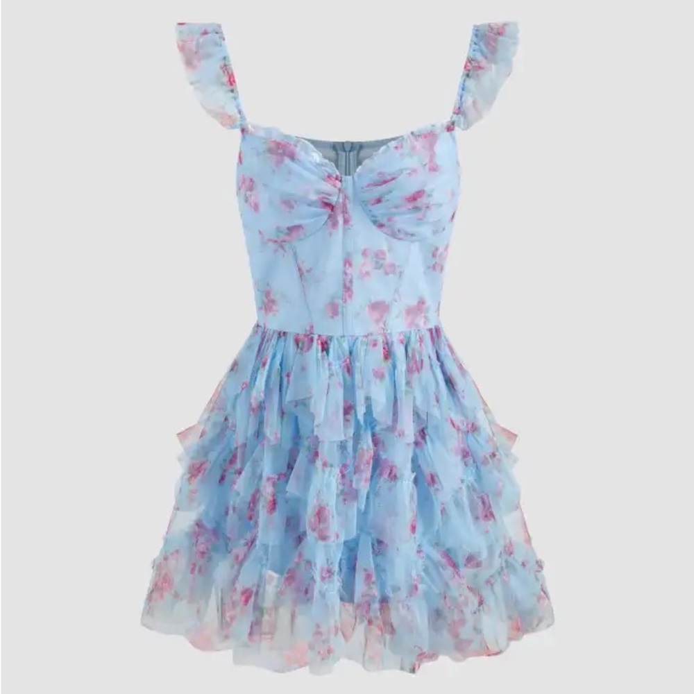 Floral Blue dress